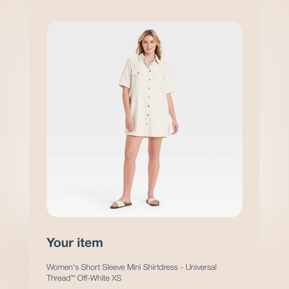 Universal Thread Mini ShirtDress - Picture 2 of 8